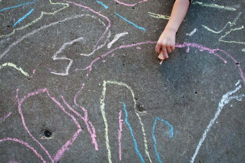 Chalk art