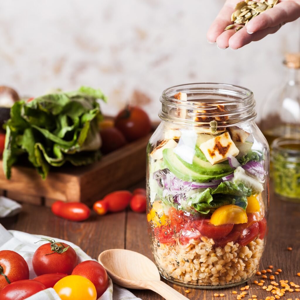 mason jar meal