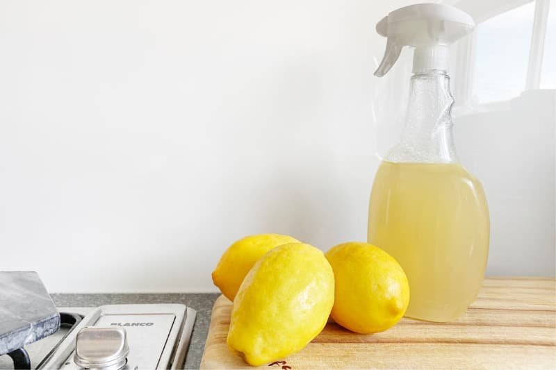 Natural Lemon Cleaning solution