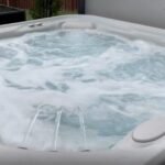 Hot tub with foam